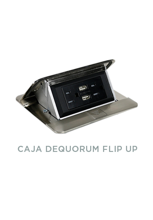 CAJA DEQUORUM FLIP UP