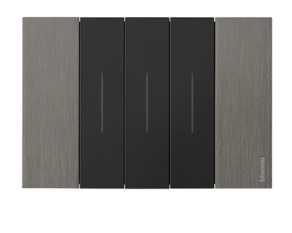 Combinaciones de placas con mecanismos de color NEGRO