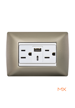 TOMACORRIENTE CON USB A+C