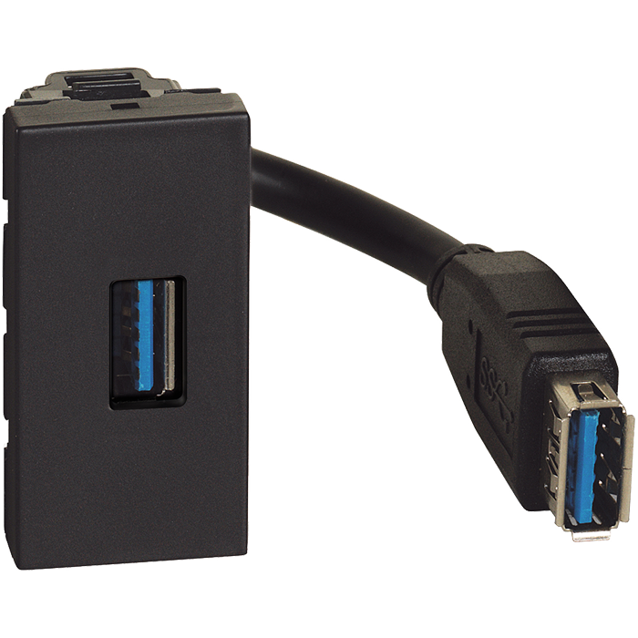 USB tranmision negro