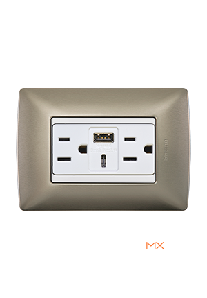 TOMACORRIENTE CON USB A+C