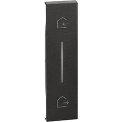 Cubretecla Comando escenario Entrar & Salir Inalambrico K4570CWI 1 mod. Negro