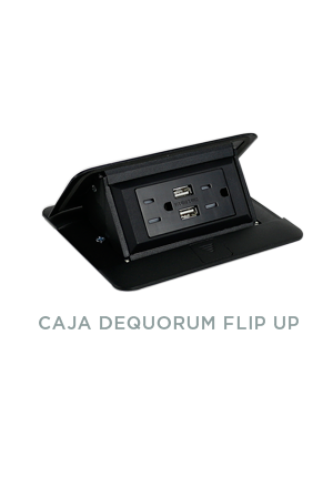 CAJA DEQUORUM FLIP UP