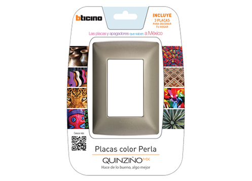 Blister con placa perla