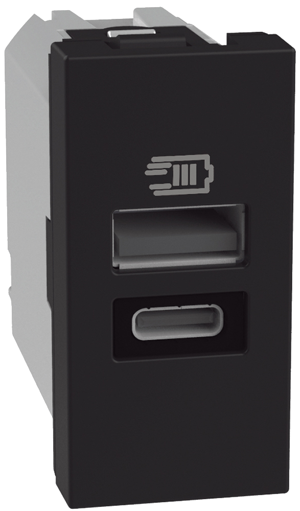 USB AC negro