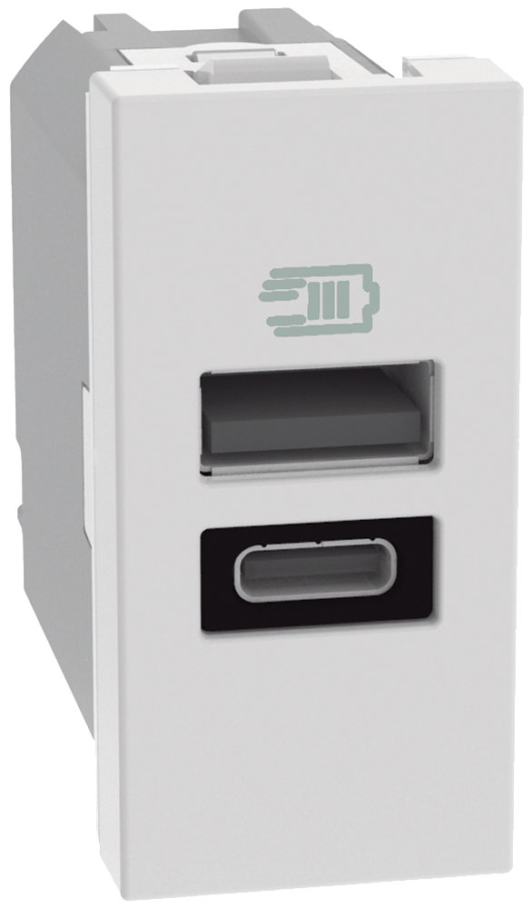 USB AC blanco