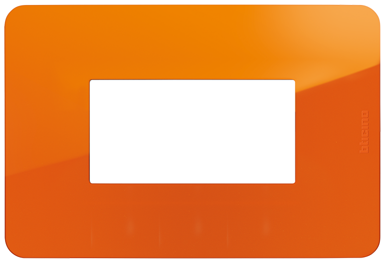 Placa Naranja 1 Gang